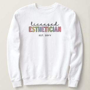 Camiseta Esteticista Cosmetóloga Licenciada Personalizada