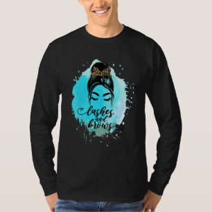 Camiseta Esteticista Depiladora de Sobrancelhas e Cílios