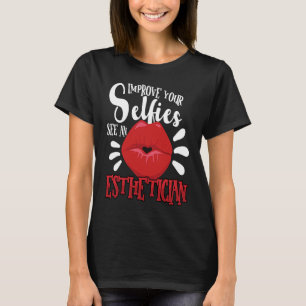Camiseta Esteticista Maquiagem Cuidado com a beleza Salão 1