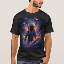 Estético Astronauta Cósmico Nebulosa Espaço Gráfic