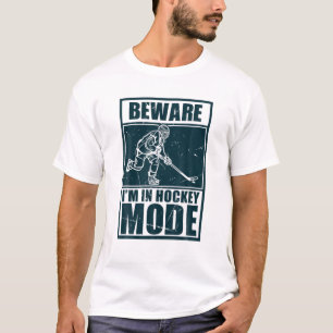 Camiseta Estético De Hóquei No Gelo Do Treinador De Hóqu