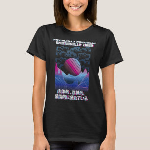 Camiseta Estético Japonês E Gi De Vaporwave Fisicamente Can