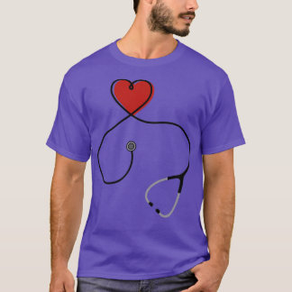 Camiseta Estetoscópio com coração