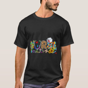 Camiseta Estetoscópio de Conscientização do Autismo de Enfe