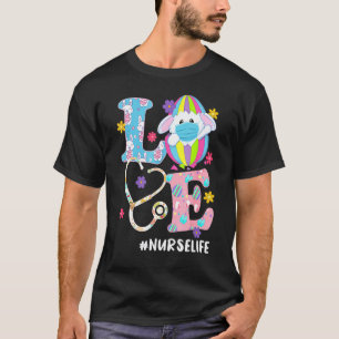 Camiseta Estetoscópio de Enfermagem Vida de Limpeza Enferme