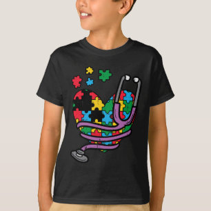 Camiseta Estetoscópio do Coração quebra-cabeça