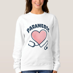 Camiseta Estetoscópio paramédico com coração
