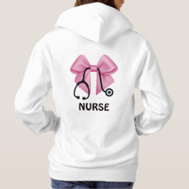 Camiseta Estetoscópio Personalizado com Laço Rosa