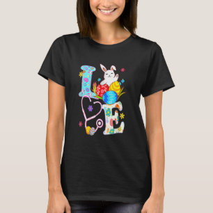 Camiseta Estetoscópio Vida de Roupas de Enfermeira Coelhinh