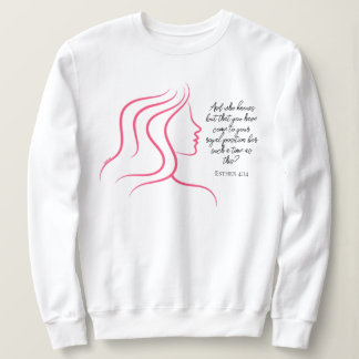 Camiseta Esther 4:14 Bíblia de script - Silhueta rosa versá