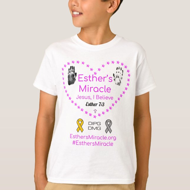 Camiseta Esther's Miracle Kids' (Frente)