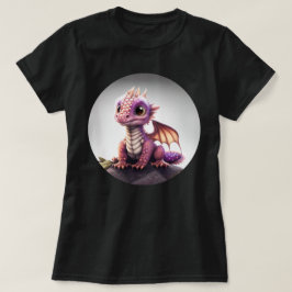 Camiseta Esticando Minha Ala Dragão Dragão da Bebê