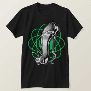 Camiseta Estilettoide™/Camisa-T Atom Verde