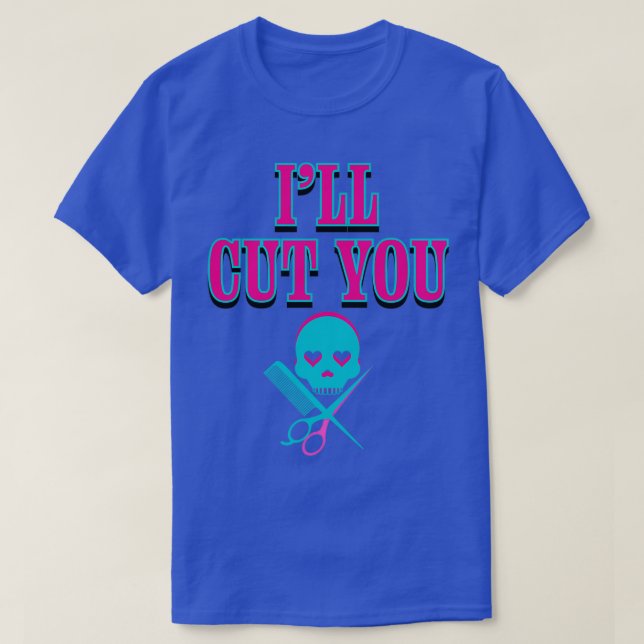 Camiseta Estilhador de cabelo 7 (Frente do Design)