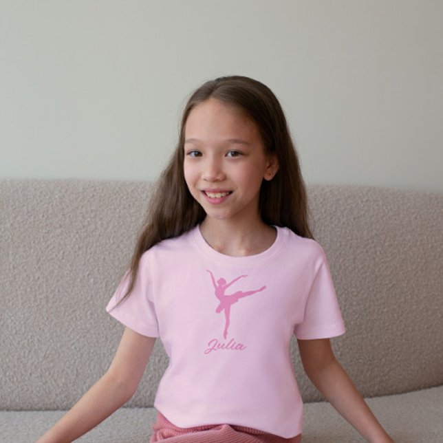 Camiseta Estilhina cor-de-rosa (Criador carregado)