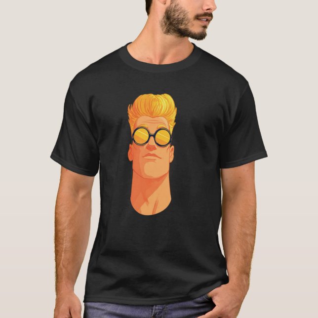 Camiseta Estilizada Inspirada no Retro (Frente)
