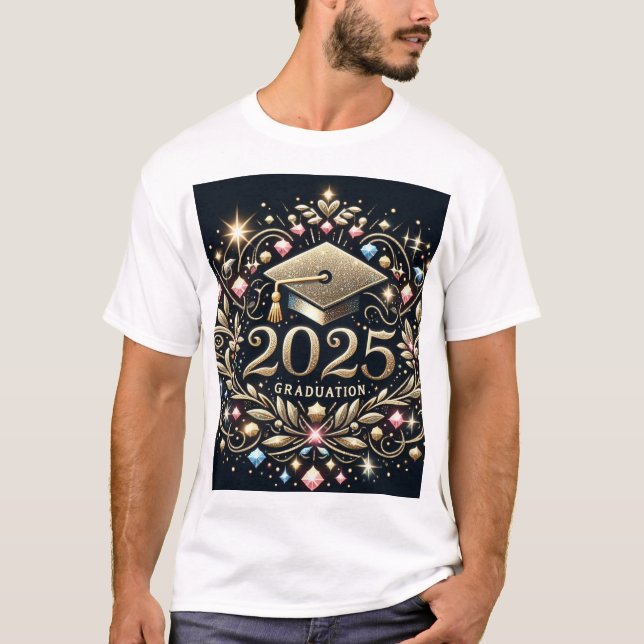 Camiseta Estilo 3 do Formando Elegante 2025 (Frente)