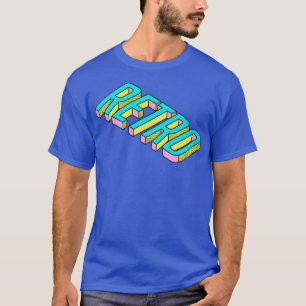Camiseta Estilo 90s - Arte de Palavras Retroativa