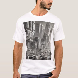 Camiseta Estilo 90s preto e branco