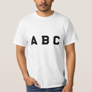 Camiseta Estilo ABC