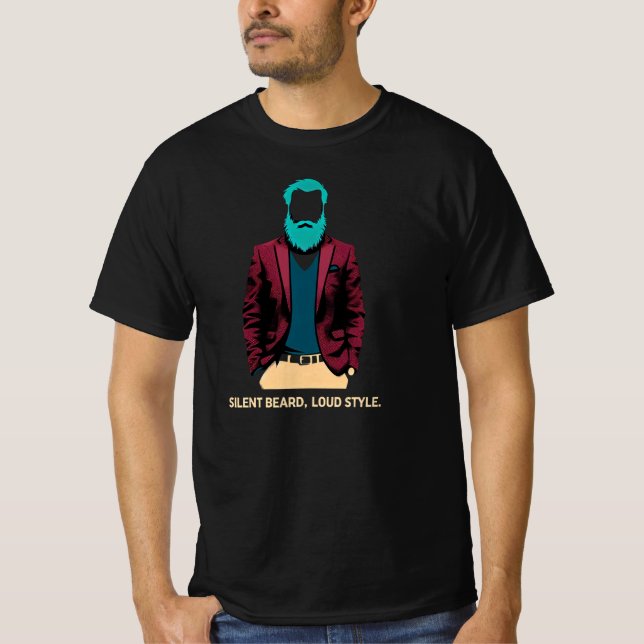 Camiseta Estilo Alto de Barba Silenciosa (Frente)