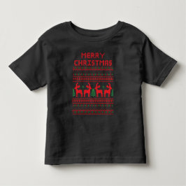 Camiseta estilo arte pixel natal feliz
