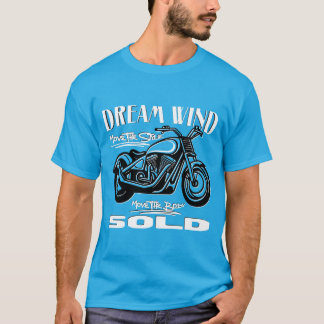 Camiseta Estilo baseado em pedal: cavalga o vento, mova-se