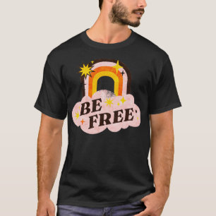 Camiseta Estilo Boêmiano Hipotecário Vintage Seja Livre