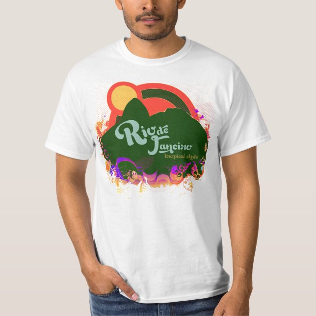Camiseta Estilo brasileiro do Rio (Frente)
