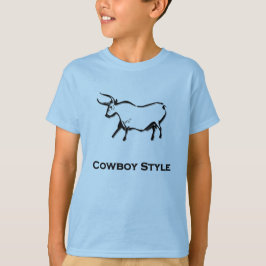 Camiseta Estilo Bull Cowboy Preto
