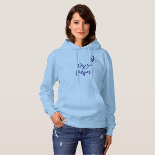 Camiseta Estilo: Capuz de adulto (Azul Claro)