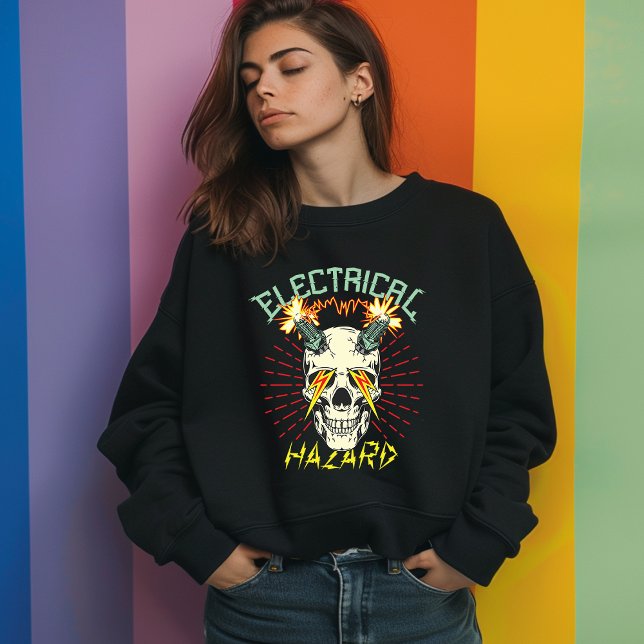 Camiseta Estilo Chocante: Camisa-T de Risco Elétrico (Criador carregado)