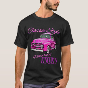 Camiseta Estilo clássico com um toque da trégua rosa WOW