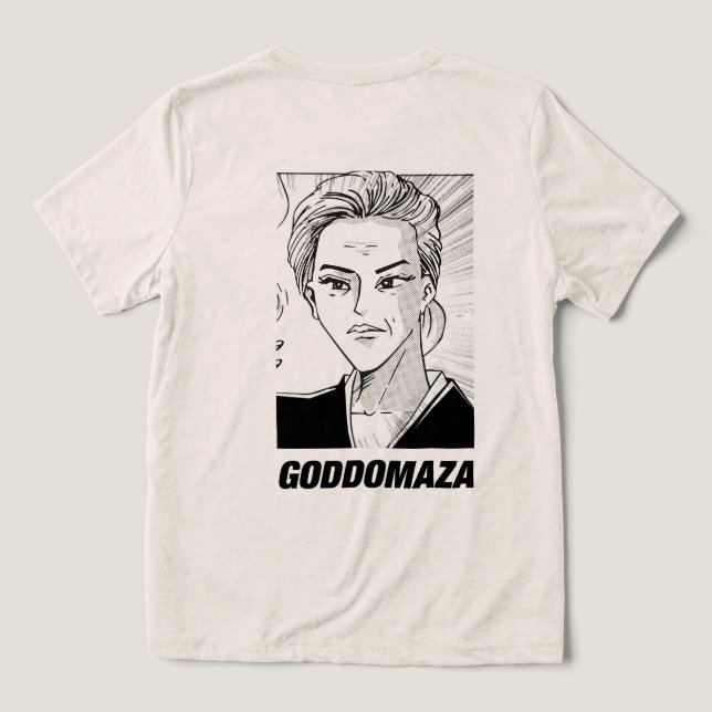 CAMISETA ESTILO CLÁSSICO DE GODDOMAZA (Verso do Design )
