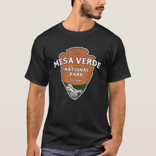 Camiseta Estilo Clássico do Parque Nacional Mesa Verde - Po