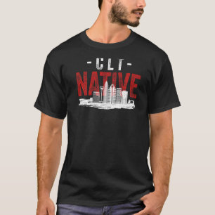 Camiseta Estilo Com Dificuldade Charlotte Cidade Nativa Cre