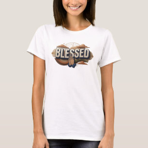 Camiseta Estilo Contemporâneo BLESSED Declaração