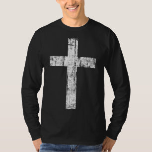 Camiseta Estilo Cruzado Cristão Inspirador Fai