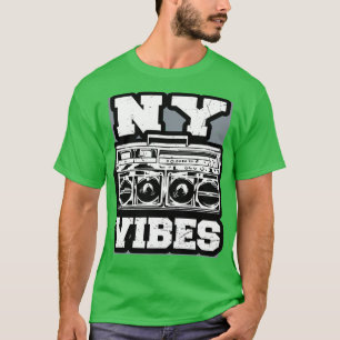 Camiseta Estilo da Nova Iorque da NY Vibes