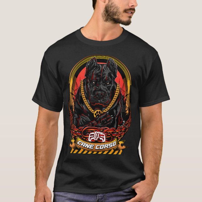 Camiseta Estilo da rua ELITE Cane Corso (Frente)