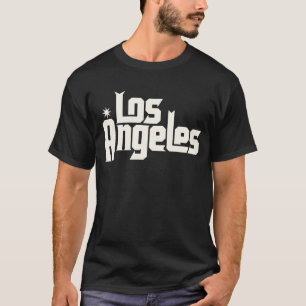 Camiseta Estilo da rua Los Angeles Retro Urban Design