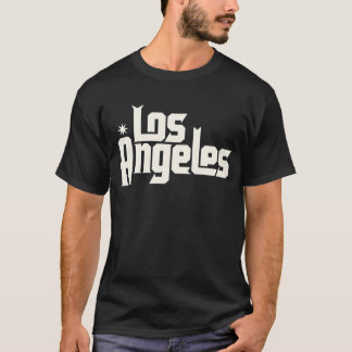Camiseta Estilo da rua Los Angeles Retro Urban Design
