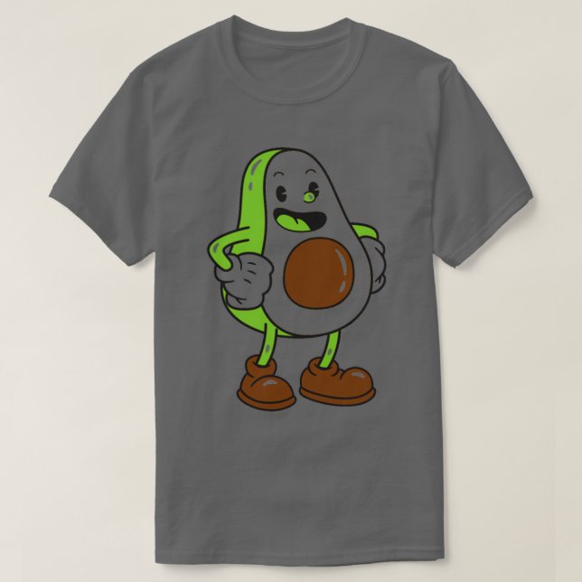 Camiseta Estilo de abacate engraçado (Frente do Design)