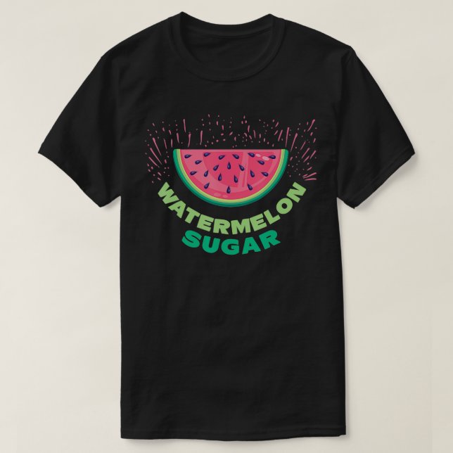 Camiseta Estilo de Açúcar de Melancia (Frente do Design)