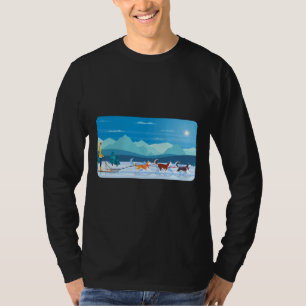 Camiseta Estilo de Ancoragem do rouco