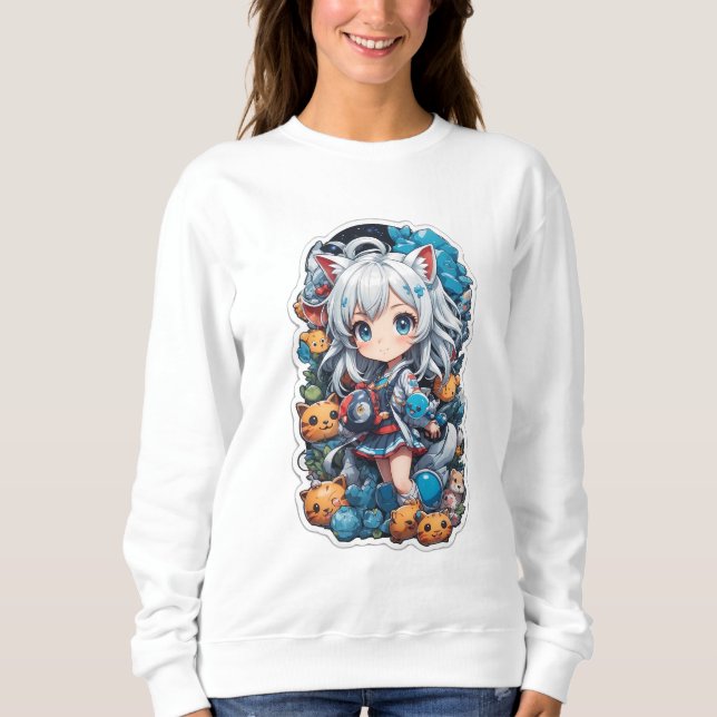 Camiseta Estilo de Anime Bonito (Frente)