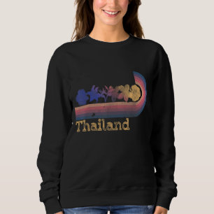 Camiseta Estilo de anos 80 das Flores Tropicais na Tailândi