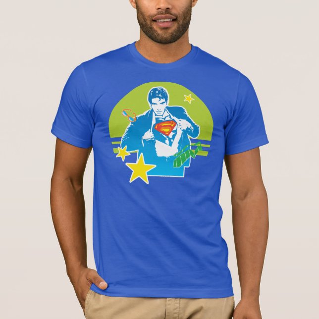Camiseta Estilo de anos 80 Superman (Frente)
