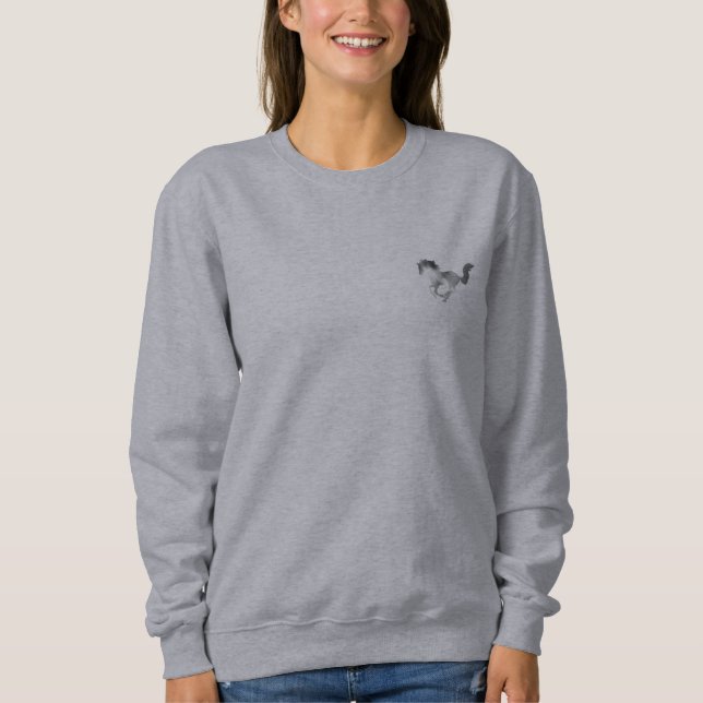 CAMISETA ESTILO DE ARTE E DESIGN DE CAMADAS DO SWEATSHIRT (Frente)