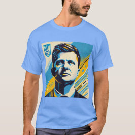 Camiseta Estilo de Arte Pop Zelenskyy Retrato